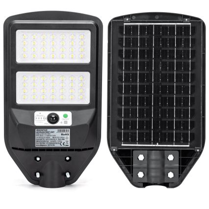 Aigostar - LED Aurinkokennokatuvalo anturilla LED/70W/3,2V 4000mAh IP65 6500K + kauko-ohjaus