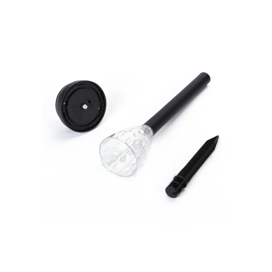 Aigostar - LED-aurinkokennolamppu LED/0,06W/2V 33,5 cm 6500K IP44 musta
