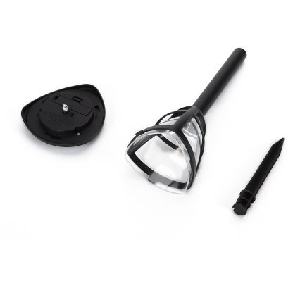 Aigostar - LED-aurinkokennolamppu LED/0,06W/2V 33,8 cm 6500K IP44 musta