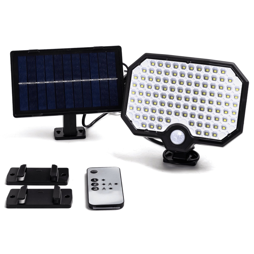 Aigostar - LED Aurinkokennovalo liiketunnistimella LED/2,4W/3,7V IP65