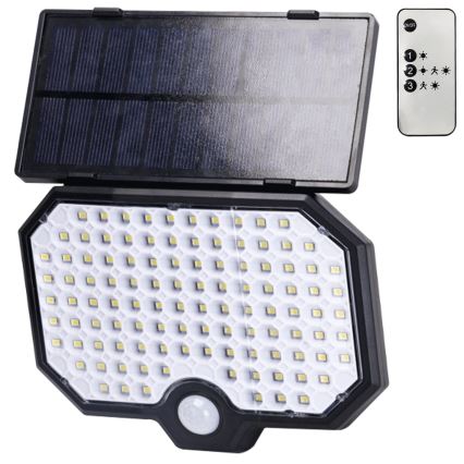 Aigostar - LED Aurinkokennovalo liiketunnistimella LED/2,4W/3,7V IP65