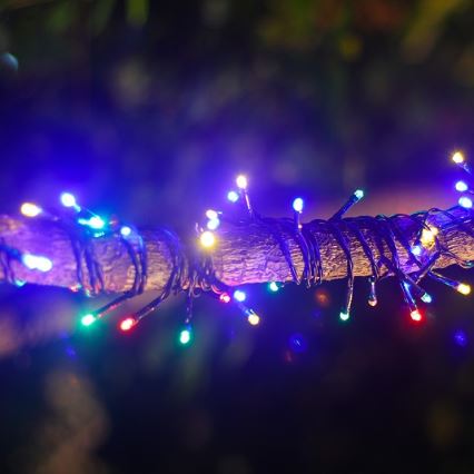 Aigostar - LED aurinkokäyttöinen joulukoristevalosarja 100xLED/8 toimintoa 12m IP65 monivärinen