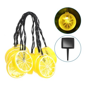 Aigostar - LED Aurinkoketju 10xLED/3,8m IP44 lämmin valkoinen