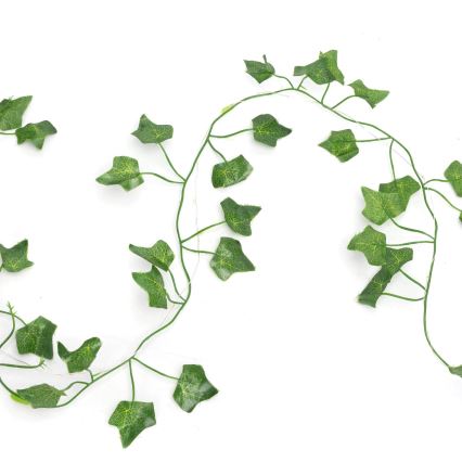 Aigostar - LED-aurinkoketju 50xLED/7m IP65 lämpimänvalkoinen ivy