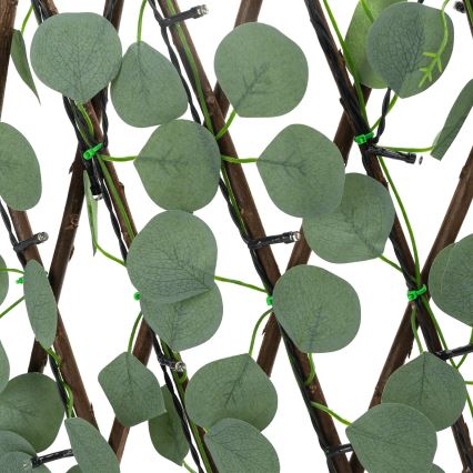Aigostar - LED-aurinkoketju 56xLED/2x0,4m IP65 lämpimänvalkoinen eukalyptus