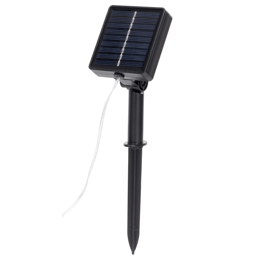 Aigostar - LED-aurinkoketju 70xLED/4x1m IP65 lämpimänvalkoinen oliivi