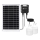 Aigostar - LED-aurinkokruunu 2xLED/35W/12V 6000 mAh 6500K halkaisija 10 cm + kauko-ohjaus