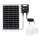 Aigostar - LED-aurinkokruunu anturilla 2xLED/35W/12V 6000 mAh 6500K halkaisija 10 cm + kauko-ohjaus