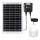 Aigostar - LED-aurinkokruunu anturilla LED/70W/12V 6000 mAh 6500K halkaisija 12 cm + kauko-ohjaus