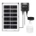 Aigostar - LED-aurinkokruunu LED/35W/12V 3000 mAh 6500K halkaisija 10 cm + kauko-ohjaus