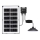 Aigostar - LED-aurinkokruunu LED/35W/12V 3000 mAh 6500K halkaisija 15 cm + kauko-ohjaus