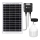 Aigostar - LED-aurinkokruunu LED/70W/12V 6000 mAh 6500K halkaisija 12 cm + kauko-ohjaus