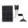 Aigostar - LED-aurinkokruunu LED/70W/12V 6000 mAh 6500K halkaisija 23,5 cm + kauko-ohjaus