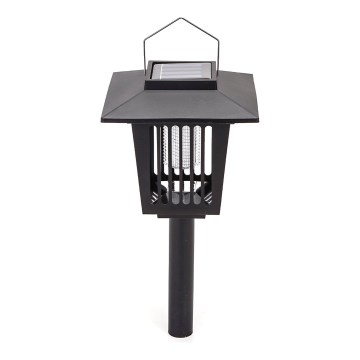 Aigostar - LED-aurinkolamppu hyönteisloukun kanssa LED/0,03W/1,2V 55,2cm musta 6500K IP44