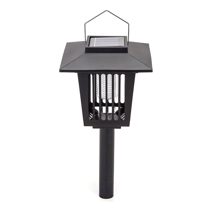 Aigostar - LED-aurinkolamppu hyönteisloukun kanssa LED/0,03W/1,2V 55,2cm musta 6500K IP44