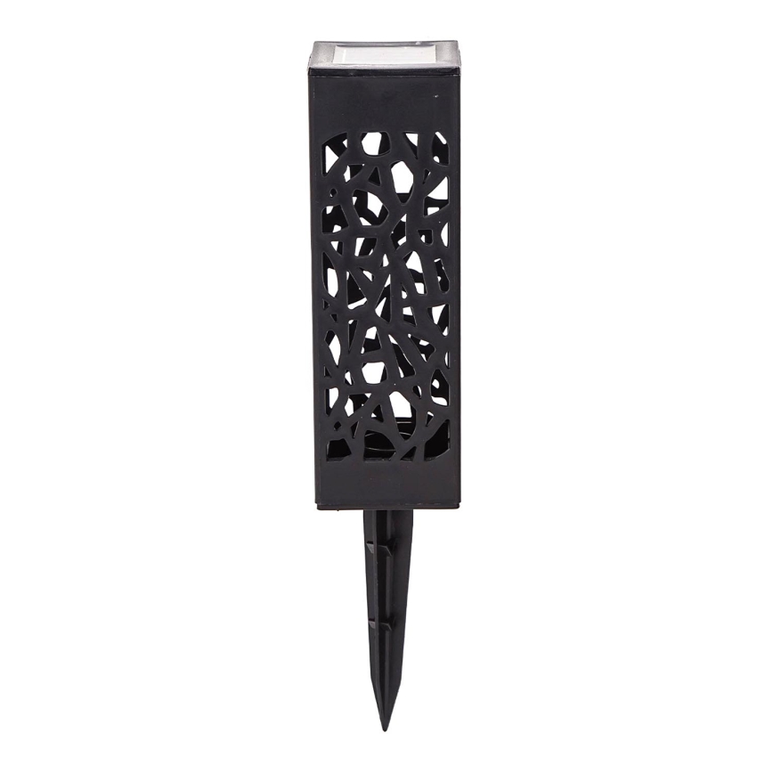 Aigostar - LED-aurinkolamppu LED/0,006W/1,2V 28,5cm musta 6500K  IP44