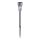 Aigostar - LED-aurinkolamppu LED/0,006W/1,2V 29,7 cm mattakromi 6500K IP44