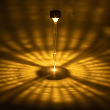 Aigostar - LED-aurinkolamppu LED/0,006W/1,2V 32cm mattakromi 2700K IP44