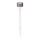 Aigostar - LED-aurinkolamppu LED/0,006W/1,2V 32cm mattakromi 200 mAh 2700K IP44