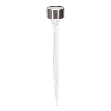 Aigostar - LED-aurinkolamppu LED/0,006W/1,2V 32cm mattakromi 2700K IP44
