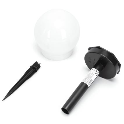 Aigostar - LED-aurinkolamppu LED/0,006W/1,2V 33cm musta 6500K IP44
