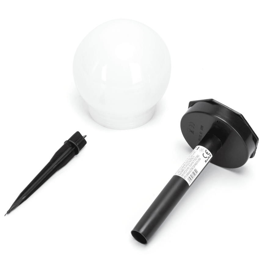 Aigostar - LED-aurinkolamppu LED/0,006W/1,2V 33cm musta 6500K IP44