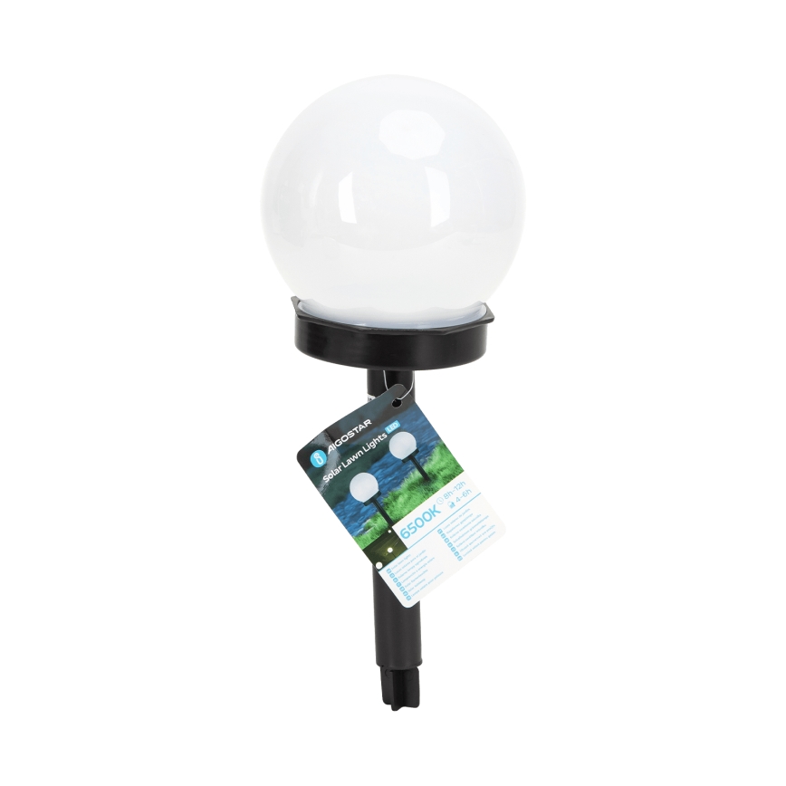 Aigostar - LED-aurinkolamppu LED/0,006W/1,2V 33cm musta 6500K IP44
