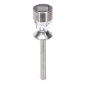 Aigostar - LED-aurinkolamppu LED/0,006W/1,2V 35,5cm mattakromi 2700K IP44 100 mAh