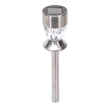 Aigostar - LED-aurinkolamppu LED/0,006W/1,2V 35,5cm mattakromi 2700K IP44