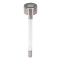 Aigostar - LED-aurinkolamppu LED/0,006W/1,2V 36,7cm mattakromi 6500K IP44