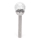 Aigostar - LED-aurinkolamppu LED/0,006W/1,2V 37,8cm mattakromi 2700K IP44