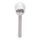 Aigostar - LED-aurinkolamppu LED/0,006W/1,2V 37,8cm mattakromi 6500K IP44 100 mAh