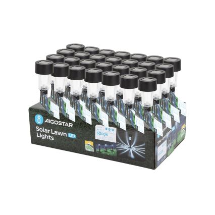 Aigostar - LED-aurinkolamppu LED/0,006W/1,2V 40mAh 6500K IP44