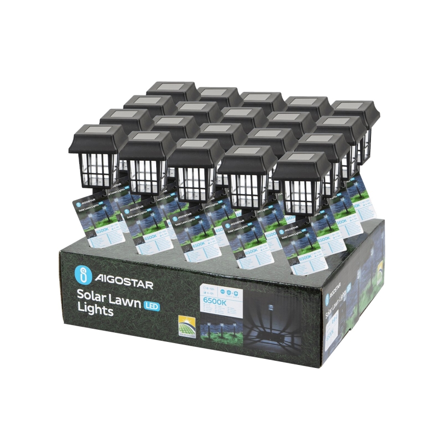 Aigostar - LED-aurinkolamppu LED/0,006W/1,2V 40mAh 6500K IP44