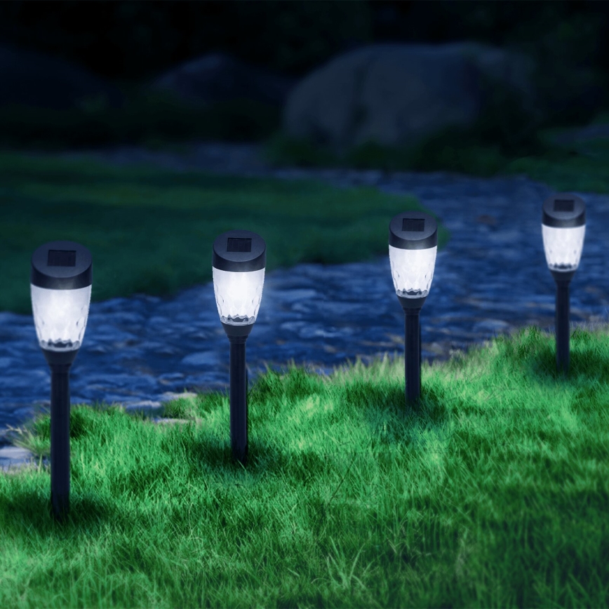 Aigostar - LED-aurinkolamppu LED/0,006W/1,2V 40mAh 6500K IP44 tähti