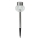 Aigostar - LED-aurinkolamppu LED/0,012W/1,2V 100 mAh 6500K IP44 38,4 cm