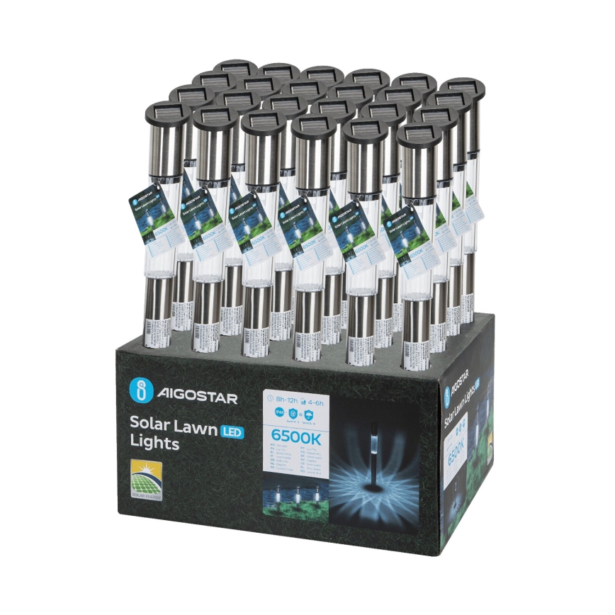 Aigostar - LED-aurinkolamppu LED/0,012W/1,2V 100 mAh 6500K IP44
