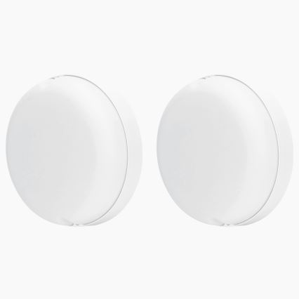 Aigostar - LED aurinkovalaisin 2xLED/35W/12V 6000 mAh 6500K halkaisija 16,8 cm + kaukosäädin