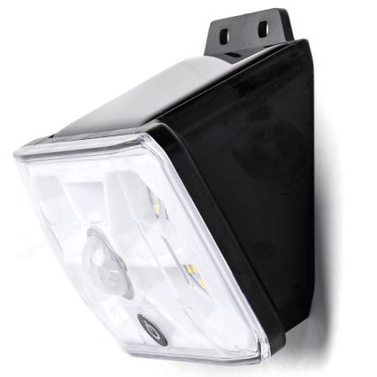 Aigostar - LED-aurinkovalaisin tunnistimella LED/3,7V 6500K 500 mAh IP65 musta