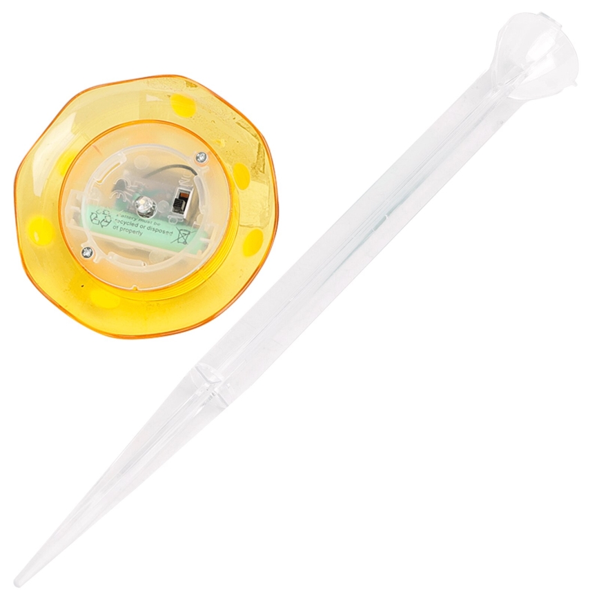 Aigostar - LED-aurinkovalaistus LED/0,006W/1,2V 100 mAh 2700K IP44 keltainen