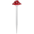 Aigostar - LED-aurinkovalaistus LED/0,006W/1,2V 100 mAh 2700K IP44 punainen