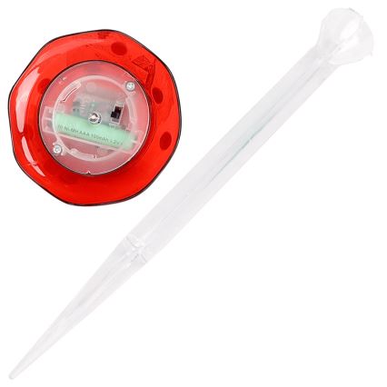 Aigostar - LED-aurinkovalaistus LED/0,006W/1,2V 100 mAh 2700K IP44 punainen