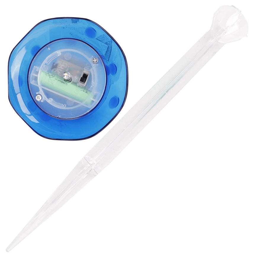 Aigostar - LED-aurinkovalaistus LED/0,006W/1,2V 100 mAh 2700K IP44 sininen