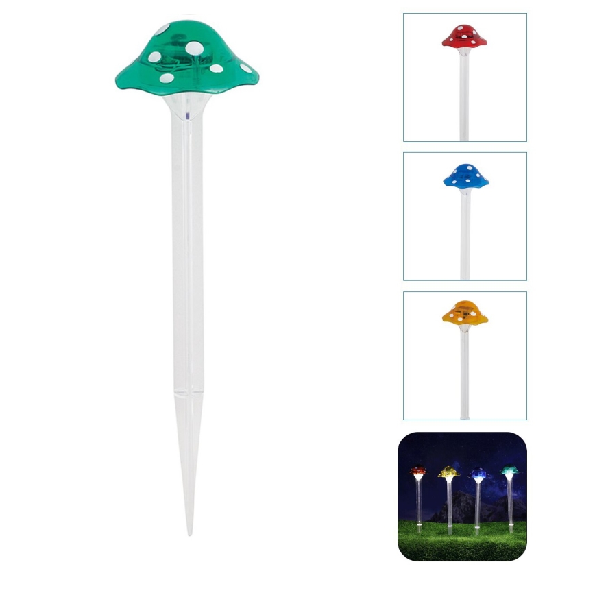 Aigostar - LED-aurinkovalaistus LED/0,006W/1,2V 100 mAh 2700K IP44 vihreä