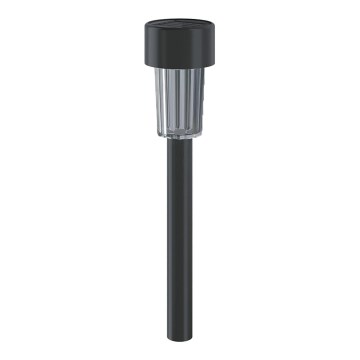 Aigostar - LED-aurinkovalaistus LED/0,006W/1,2V 29,5 cm musta 6500K IP44