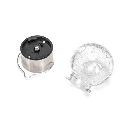 Aigostar - LED-aurinkovalaistus LED/0,006W/1,2V halkaisija 6 cm 100 mAh 6500K IP44