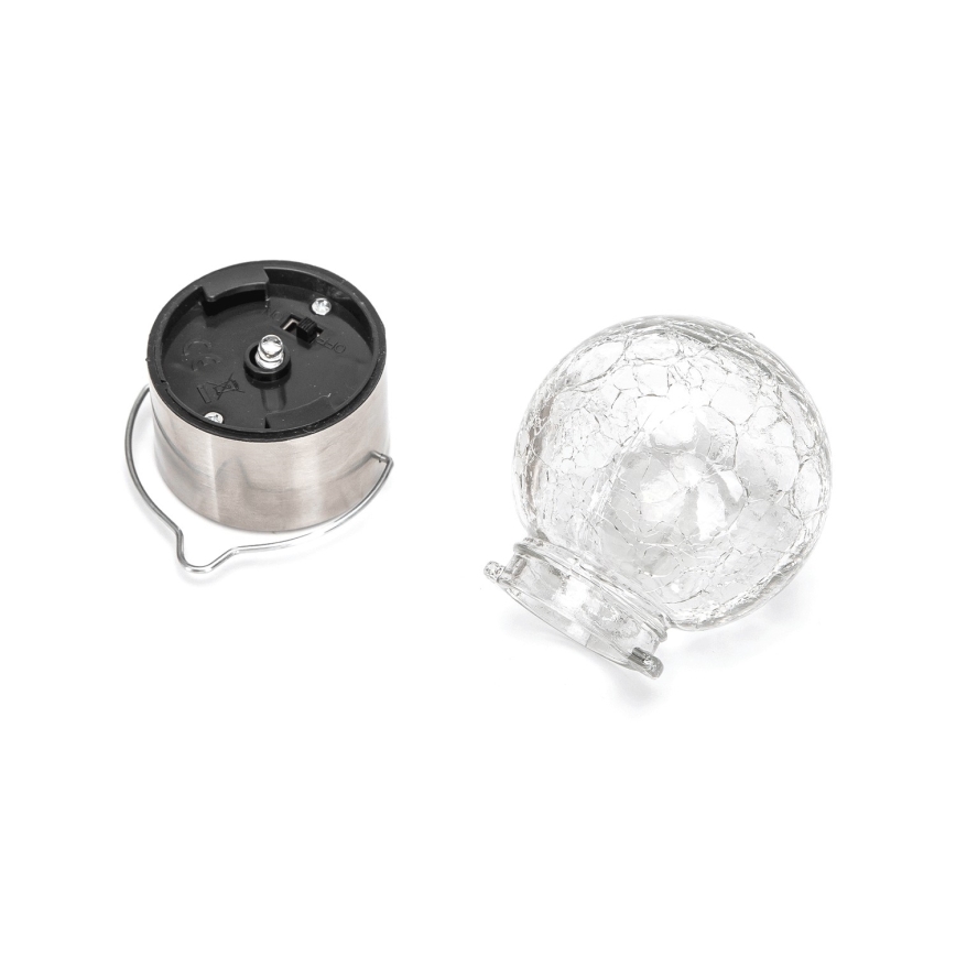 Aigostar - LED-aurinkovalaistus LED/0,006W/1,2V halkaisija 6 cm 100 mAh 6500K IP44