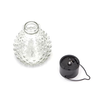 Aigostar - LED-aurinkovalaistus LED/0,006W/1,2V musta 2700K IP44