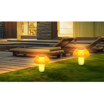 Aigostar - LED-aurinkovalaistus LED/0,024W/1,2V 200 mAh 2700K IP44 tatti