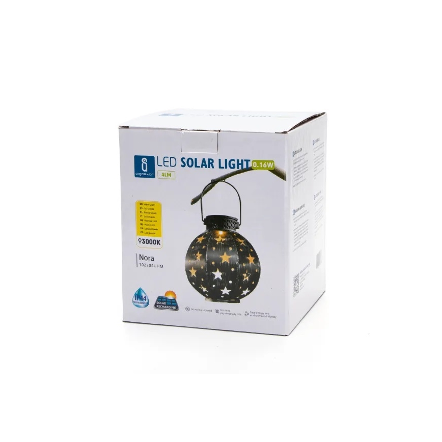 Aigostar - LED-aurinkovalaistus LED/0,16W/2V 3000K IP44